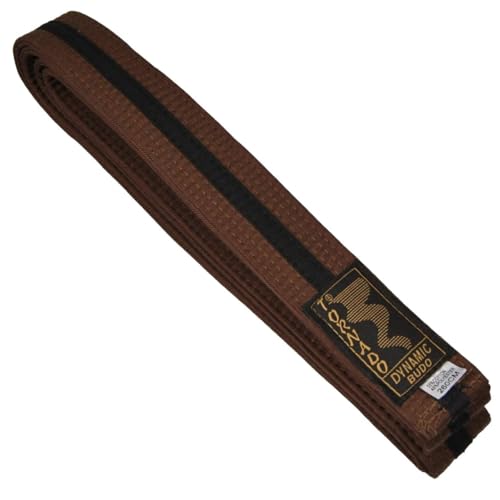 TEKKA BUDO Kampfsport Gürtel mit Mittelstreifen braun-schwarz 260 cm 2-farbig - Budogürtel, Karate, Judo, Taekwondo, Ju-Jutsu TEKKA BUDO Kampfsport Gürtel mit Mittelstreifen braun-schwarz 260 cm 2-farbig - Budogürtel, Karate, Judo, Taekwondo, Ju-Jutsu von TEKKA BUDO