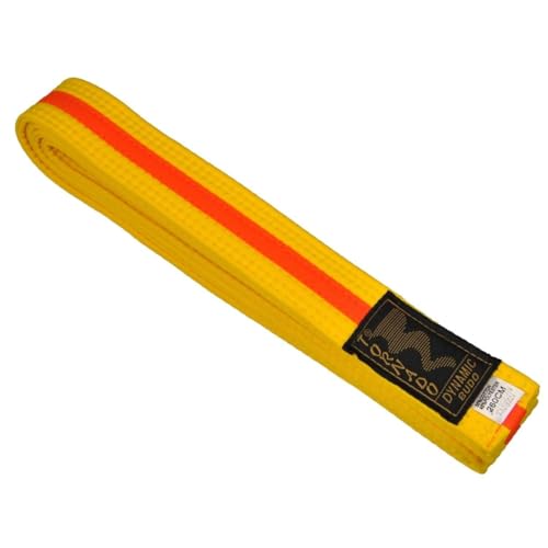 TEKKA BUDO Kampfsport Gürtel mit Mittelstreifen gelb-orange 260 cm 2-farbig - Budogürtel, Karate, Judo, Taekwondo, Ju-Jutsu TEKKA BUDO Kampfsport Gürtel mit Mittelstreifen gelb-orange 260 cm 2-farbig - Budogürtel, Karate, Judo, Taekwondo, Ju-Jutsu von TEKKA BUDO