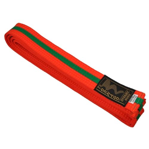 TEKKA BUDO Kampfsport Gürtel mit Mittelstreifen orange-grün 260 cm 2-farbig - Budogürtel, Karate, Judo, Taekwondo, Ju-Jutsu TEKKA BUDO Kampfsport Gürtel mit Mittelstreifen orange-grün 260 cm 2-farbig - Budogürtel, Karate, Judo, Taekwondo, Ju-Jutsu von TEKKA BUDO