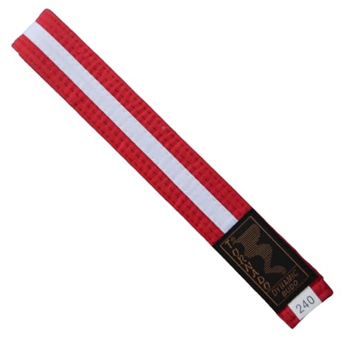 TEKKA BUDO Kampfsport Gürtel mit Mittelstreifen rot-weiß 240 cm 2-farbig - Budogürtel, Karate, Judo, Taekwondo, Ju-Jutsu TEKKA BUDO Kampfsport Gürtel mit Mittelstreifen rot-weiß 240 cm 2-farbig - Budogürtel, Karate, Judo, Taekwondo, Ju-Jutsu von TEKKA BUDO