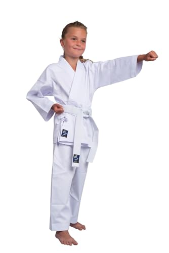 TEKKA BUDO Karateanzug Basix weiß 7.5 oz - Karate Gi Set - Jacke. Hose. Gürtel - Einsteiger Anzug - Größe 180 TEKKA BUDO Karateanzug Basix weiß 7.5 oz - Karate Gi Set - Jacke. Hose. Gürtel - Einsteiger Anzug - Größe 180 von TEKKA BUDO
