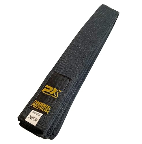 TEKKA BUDO Schwarzgurt Premium 5 cm breit, 280 cm - Dicke Baumwolle - Schwarzer Gürtel Blackbelt - Karate, Judo, Taekwondo, Kampfsport TEKKA BUDO Schwarzgurt Premium 5 cm breit, 280 cm - Dicke Baumwolle - Schwarzer Gürtel Blackbelt - Karate, Judo, Taekwondo, Kampfsport von TEKKA BUDO