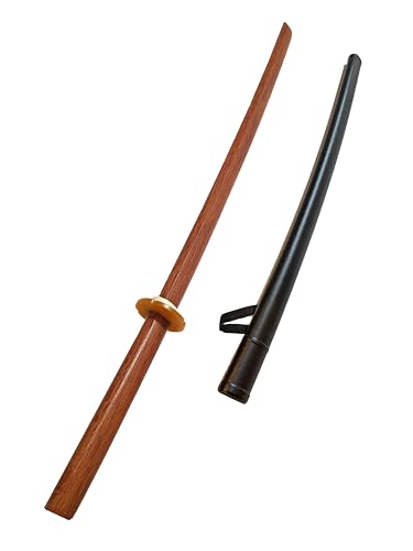 TEKKA BUDO Set Bokken Roteiche mit Saya - 100 cm mit Tsuba - Trainingsschwert Japanisch - Holzschwert Aikido, Iaido, Kempo, Kobudo, Kampfkunst TEKKA BUDO Set Bokken Roteiche mit Saya - 100 cm mit Tsuba - Trainingsschwert Japanisch - Holzschwert Aikido, Iaido, Kempo, Kobudo, Kampfkunst von TEKKA BUDO