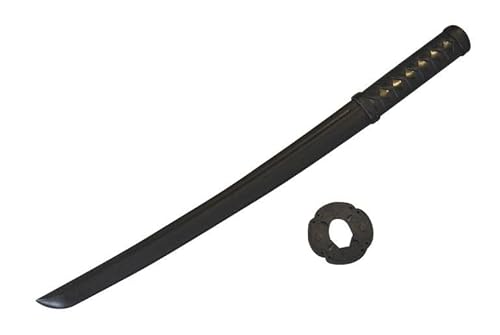 TEKKA BUDO Shoto TPR Kunststoff - Schwarz - 62 cm mit Tsuba - Kurzschwert Japanisch - Holzschwert Aikido, Iaido, Kempo, Kobudo, Kampfkunst Trainingsschwert TEKKA BUDO Shoto TPR Kunststoff - Schwarz - 62 cm mit Tsuba - Kurzschwert Japanisch - Holzschwert Aikido, Iaido, Kempo, Kobudo, Kampfkunst Trainingsschwert von TEKKA BUDO