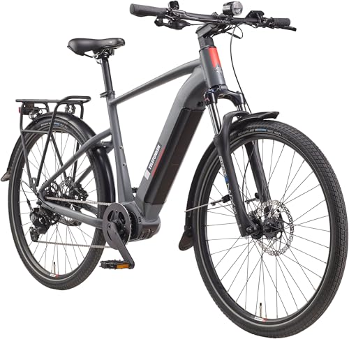 TELEFUNKEN E-Bike Herren 27,5 Zoll, Elektrofahrrad Mittelmotor, 9-Gang Shimano Kettenschaltung, Hydr. Scheibenbremsen - Pedelec SUV-Bike, SUV710 von TELEFUNKEN