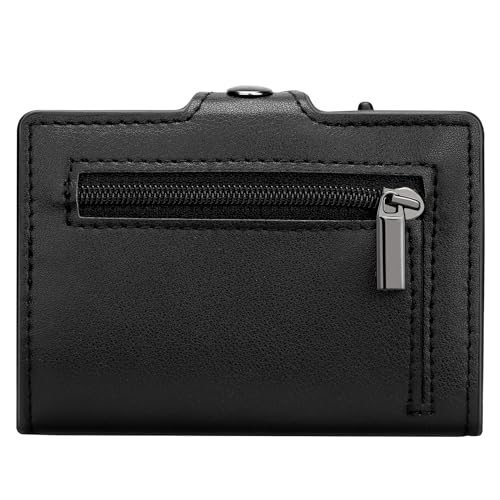 TENBST Mehrfach-Slot-Knopf-Kartenetui - Premium-Leder, Unisex TENBST Mehrfach-Slot-Knopf-Kartenetui - Premium-Leder, Unisex von TENBST