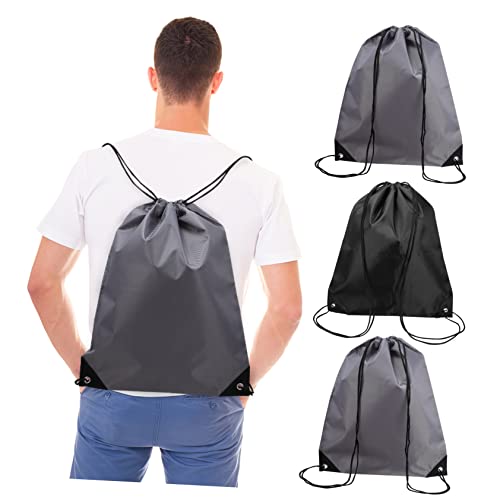 TENDYCOCO 4 Stück Rucksack mit Kordel Zug Beutel mit Kordelzug Sporttasche mit Kordelzug Schulranzen Schultasche Schultasche Turnbeutel für Erwachsene Aufbewahrungstasche mit Kordelzug von TENDYCOCO