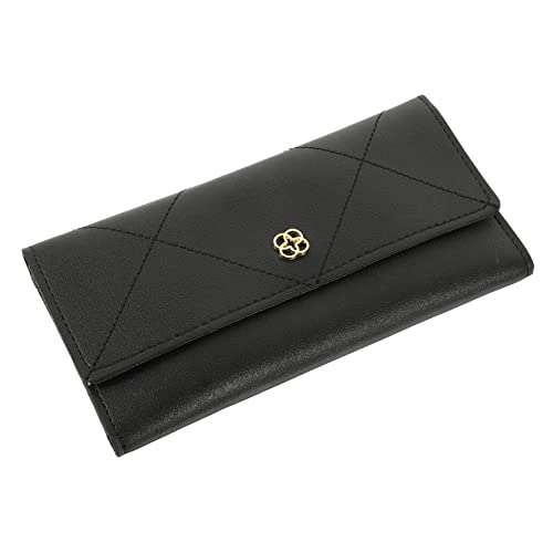 TENDYCOCO Langes Einfarbiges Portemonnaie Schlankes Portemonnaie Großes Portemonnaie Für Damen Kapazität Kleine Portemonnaies Portemonnaies Clutch Geldbörse Kleines Portemonnaie Für von TENDYCOCO