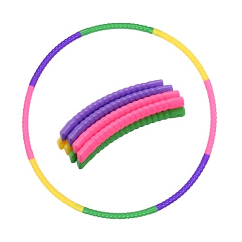 Hula Hoop Reifen Kinder,Hullahub Reifen für Kinder,Hoola Hoop,Kunststoff Abnehmbares Hullahub Reifen,für Erwachsene und Gymnastikreifen Kinder ab 3 4 5 6+ Jahre Fitness-Aktivitäten von TENGEE