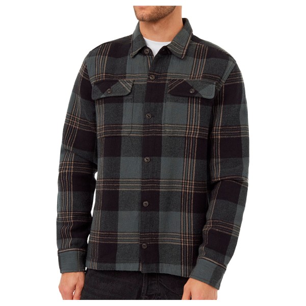 tentree - Heavy Weight Flannel Jacket - Hemd Gr M;S schwarz von TENTREE