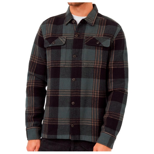 tentree - Heavy Weight Flannel Jacket - Hemd Gr S schwarz von TENTREE