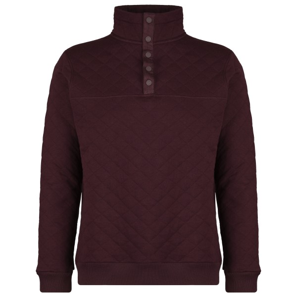 tentree - M Quilted Quarter Snap - Pullover Gr M braun von TENTREE