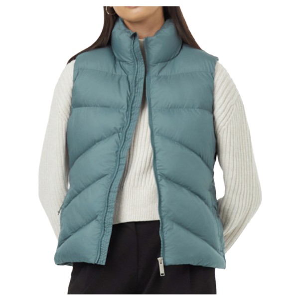 tentree - Women's Cloud Shell Puffer Vest - Kunstfaserweste Gr L türkis von TENTREE