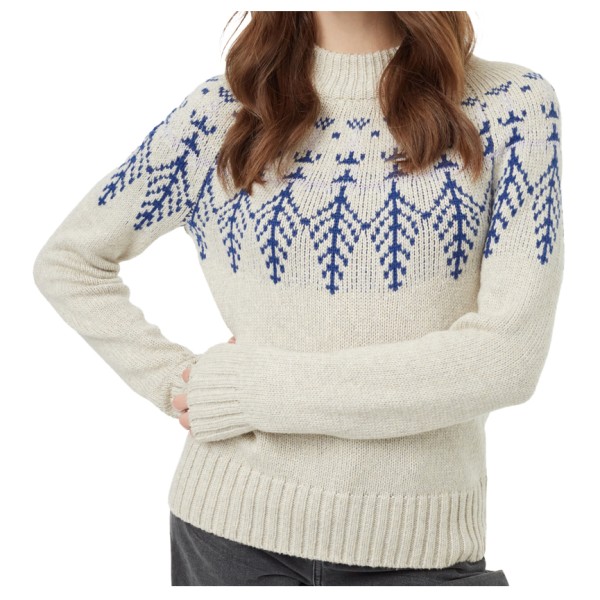 tentree - Women's Highline Wool Intarsia Sweater - Pullover Gr XL beige von TENTREE