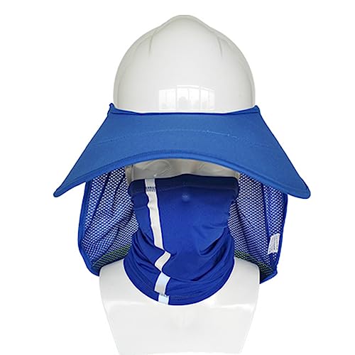 Schutzhüte Sonnenschutz mit reflektierendem Streifen, breite Krempe, Nackenschutz für Sicherheitshelme von TERNCOEW