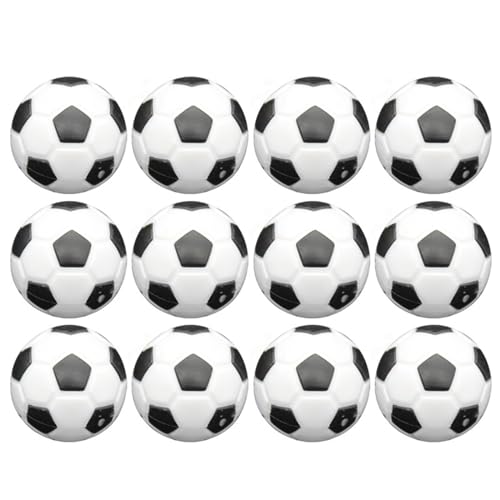 TERNCOEW 12 Stück Tischfußball Ersatz Offizielles Tischspiel Offizielle 23 mm kleine Tischfußbälle von TERNCOEW