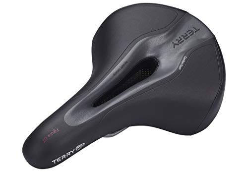 Terry Figura GT Woman Sattel mit CrMo-Gestell und WeatherMax Dura Silk Obermaterial in der Farbe Schwarz, Sitzbreite: 9cm - 12cm, 423 006 06 Terry Figura GT Woman Sattel mit CrMo-Gestell und WeatherMax Dura Silk Obermaterial in der Farbe Schwarz, Sitzbreite: 9cm - 12cm, 423 006 06 von TERRY