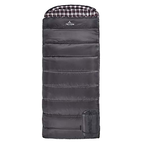 TETON Sports Fahrenheit XXL -25F Schlafsack, Sub 0 Grad, ideal für kaltes Wetter, Camping, grau, Reißverschluss Links TETON Sports Fahrenheit XXL -25F Schlafsack, Sub 0 Grad, ideal für kaltes Wetter, Camping, grau, Reißverschluss Links von TETON Sports