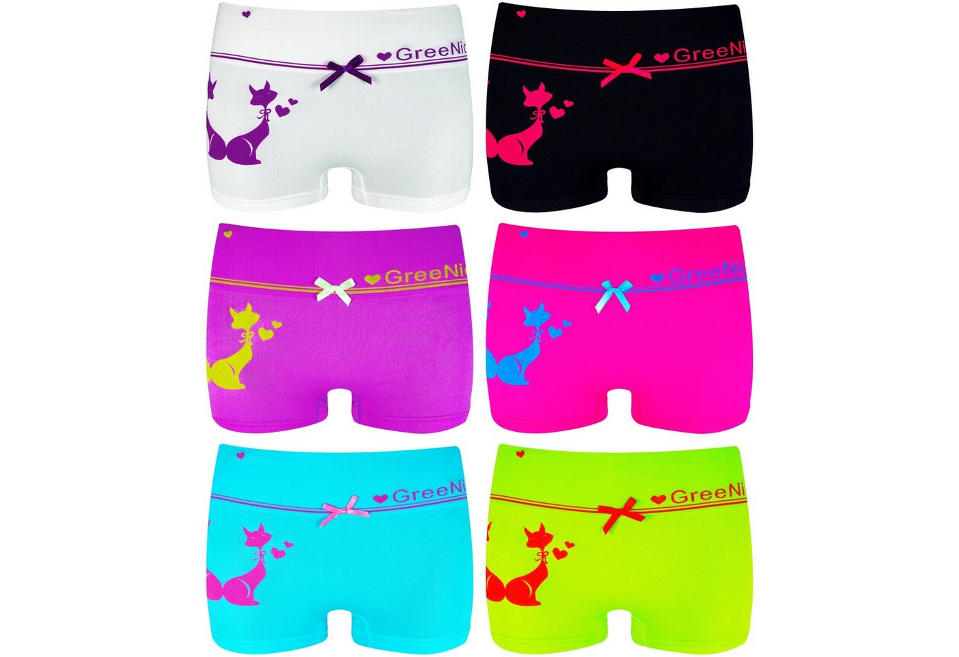 TEXEMP Panty 6, 12, 18 Damen Panty Panties Slips Microfaser Hotpants Unterwäsche (Packung, 18-St) Etikettenlos von TEXEMP