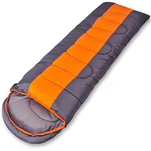 Camping-Schlafsack, Leichter 4-Jahreszeiten-Schlafsack mit warmem und kaltem Umschlag für Rucksackreisen für Outdoor-Reisen und Wandern von TEmkin