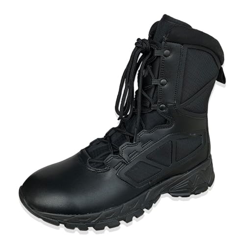 TFDRSEXVD Herren Wanderschuhe Militärische Taktische Rucksack Leichte Wüste Stiefel,Schwarz,39 von TFDRSEXVD