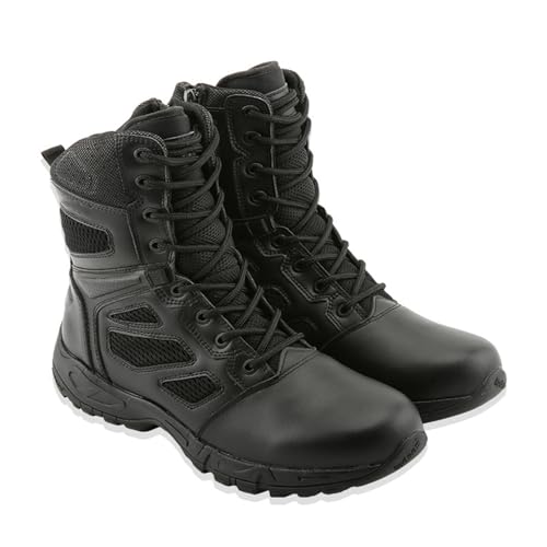 TFDRSEXVD Herren Wanderschuhe Militärische Taktische Rucksack Leichte Wüste Stiefel,Schwarz,40 von TFDRSEXVD