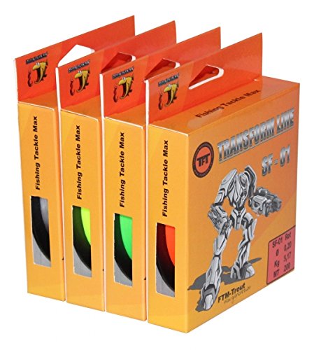 TFT Transform Line SF-01 200m Neon Rot Monofile Angelschnur zum Forellenangeln 0.22mm / 5.31kg Tragkraft TFT Transform Line SF-01 200m Neon Rot Monofile Angelschnur zum Forellenangeln 0.22mm / 5.31kg Tragkraft von Fishing Tackle Max GmbH & Co. KG