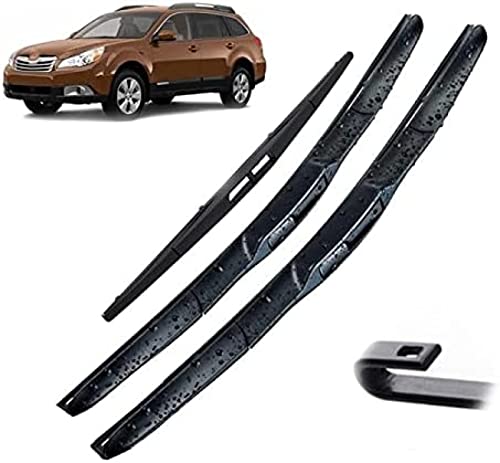 Scheibenwischer 26"+19"+14" LHD Scheibenwischerblätter für vorne und hinten, Scheibenwischer für Subaru für Outback BR/BM 2009-2014 Scheibenwischer 26"+19"+14" LHD Scheibenwischerblätter für vorne und hinten, Scheibenwischer für Subaru für Outback BR/BM 2009-2014 von TGCXHRF