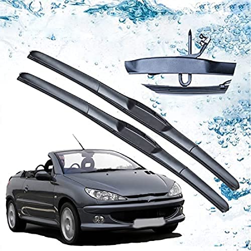 Scheibenwischer für Peugeot 206 206+ 206sw 206cc 2001-2006 Zubehör Auto Frontscheibenwischerblätter Bürsten UJ Hook 2002 2003 2004 2005 Scheibenwischer für Peugeot 206 206+ 206sw 206cc 2001-2006 Zubehör Auto Frontscheibenwischerblätter Bürsten UJ Hook 2002 2003 2004 2005 von TGCXHRF