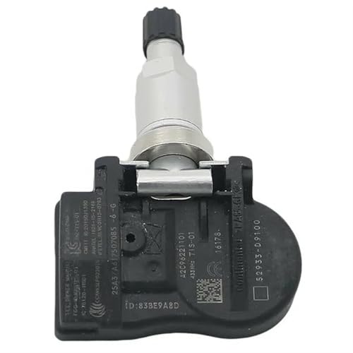 TPMS für Autos, kompatibel mit Kia für Cadenza 2017–2021, TPMS-Reifendrucksensor 52933-D9100 (1 Stück) von TGCXHRF