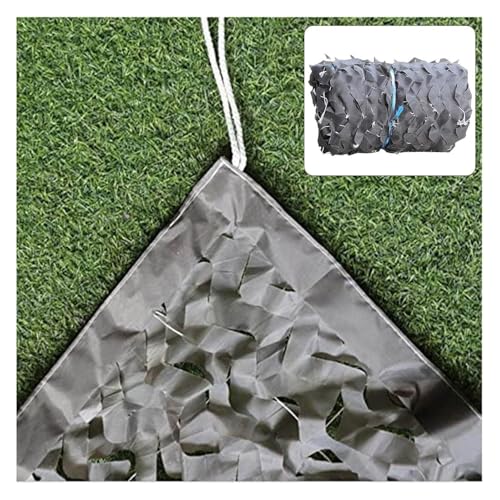 TGDGFKIAS Tarnnetze Tarnnetze, for Military, Hunting, Party Decoration,Camouflage Net, Gray(4x5m) von TGDGFKIAS