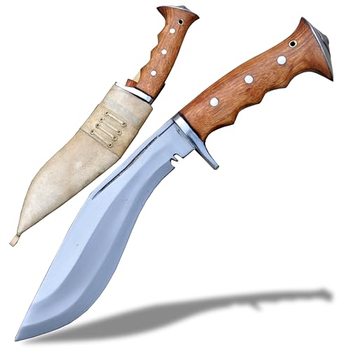 20 cm Lange Klinge, handgeschmiedetes Kukri-Messer mit Greifergriff, Jagd- und Campingmesser, taktisches Messer, Überlebensmesser 20 cm Lange Klinge, handgeschmiedetes Kukri-Messer mit Greifergriff, Jagd- und Campingmesser, taktisches Messer, Überlebensmesser von THE NEPAL