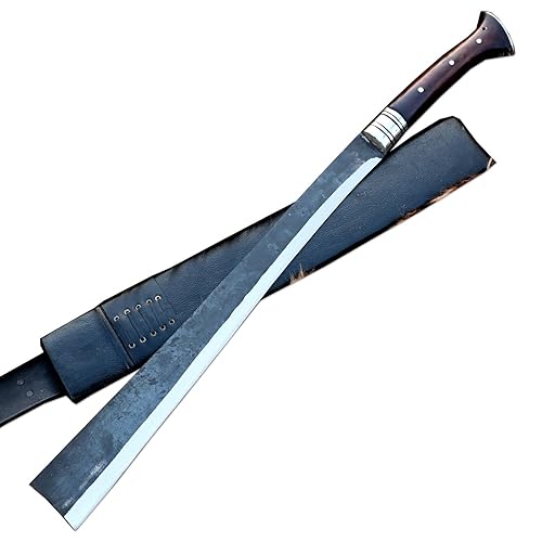 50 cm Lange Klinge Naga Machete- Naga Dao Machete-Echt funktionierendes Machetenmesser-Buschlichtungsmachete-Jagd und Camping von THE NEPAL