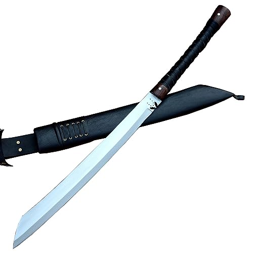 Das thailändische Daab-Schwert – handgeschmiedetes Schwert – historisches Schwert – 50 cm Lange Klinge – echtes funktionierendes Schwert, geschmiedet in Nepal Das thailändische Daab-Schwert – handgeschmiedetes Schwert – historisches Schwert – 50 cm Lange Klinge – echtes funktionierendes Schwert, geschmiedet in Nepal von THE NEPAL