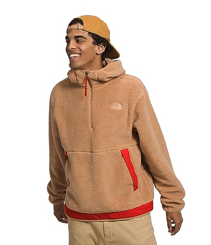 THE NORTH FACE Campshire Pullover Almond Butter/Fiery Red S von THE NORTH FACE