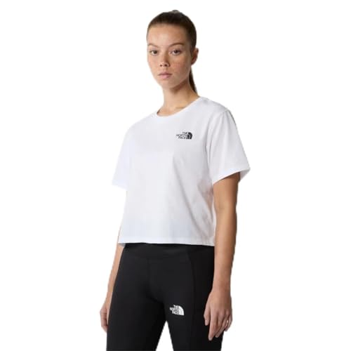 THE NORTH FACE Cropped Simple Dome T-Shirt TNF White M von THE NORTH FACE