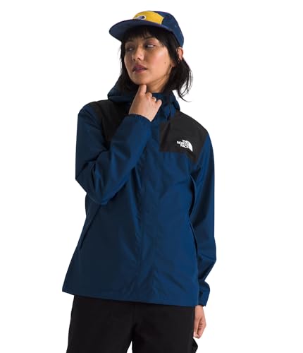 THE NORTH FACE Damen Antora Regenjacke, Estate Blue/TNF Black, X-Large von THE NORTH FACE