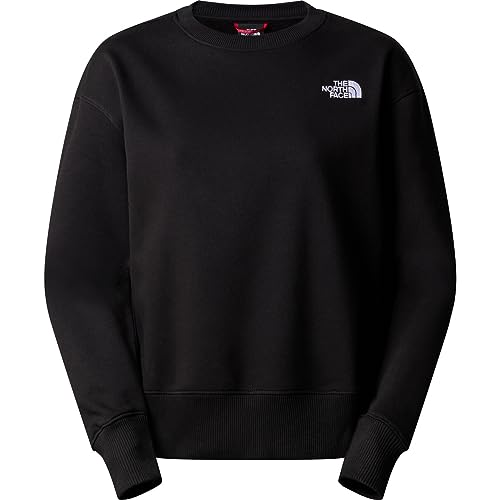 THE NORTH FACE Damen Essential Crew Sweatshirt, TNF Black, M von THE NORTH FACE