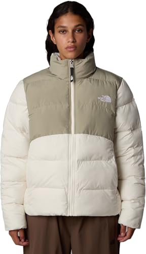 THE NORTH FACE Damen Saikuru Jacke, White Dune/Clay Grey, XXL von THE NORTH FACE