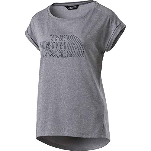 THE NORTH FACE Damen T-Shirt Extent III Tech, Tnflightgreyhtr, XL, T93S2M von THE NORTH FACE