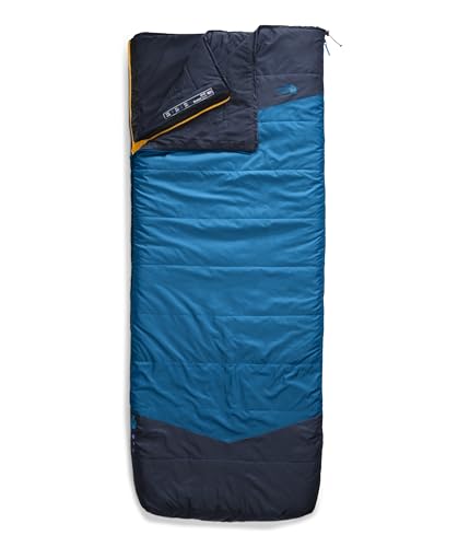 THE NORTH FACE Dolomite One 15F / -9C, 3-in-1 Isolierter Campingschlafsack, Hyper Blue/Radiant Yellow-NPF, Regular von THE NORTH FACE