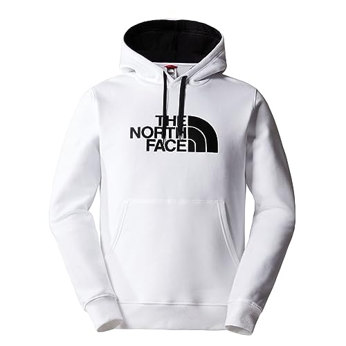 THE NORTH FACE NF00AHJYLA9 M DREW PEAK Pullover HOODIE - EU Sweatshirt Herren White-Black Größe XXL von THE NORTH FACE