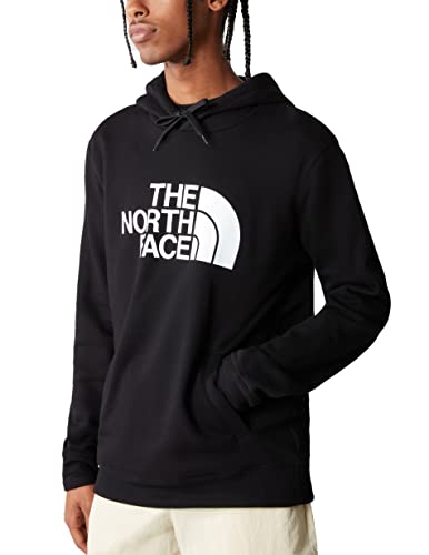 THE NORTH FACE Men's Half Dome Hoodie - Herren Hoodie und Pullover mit Kapuze - Grafik-Kapuzenpulli für Wandern, Camping und Walking - TNF Black, L von THE NORTH FACE