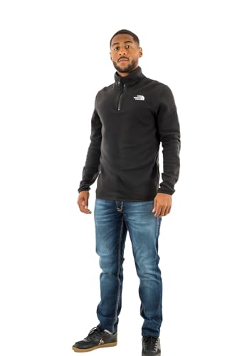 THE NORTH FACE NF0A855W4H0 M 100 Glacier 1/4 Zip - EU Sweatshirt Herren TNF Black-NPF Größe M von THE NORTH FACE