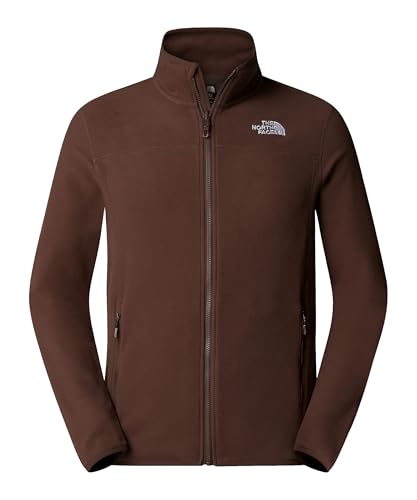 THE NORTH FACE Herren 100 Glacier Full Zip Fleecejacke, Smokey Brown, XS von THE NORTH FACE