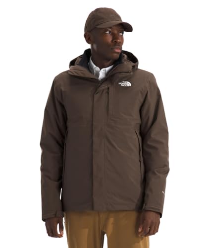 THE NORTH FACE Herren Carto Triclimate Jacke, Smokey Brown/Tnf Black, M von THE NORTH FACE