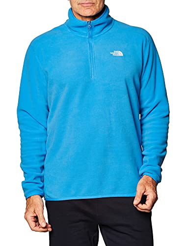 THE NORTH FACE Herren Fleece M 100 Glacier 1/4 ZI Clear Lake Blue, Blue, XL, NF0A2UARW8G von THE NORTH FACE