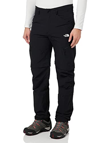 THE NORTH FACE Herren Hose Exploration Convertible, TNF Black, 32 Regular Hose M Exploration Convertible Pants von THE NORTH FACE