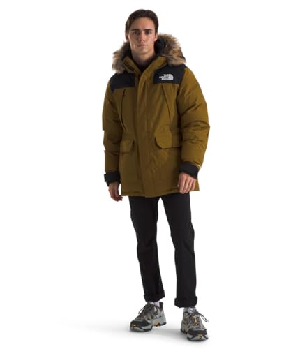 THE NORTH FACE Herren Mcmurdo Parka, Moss Green/Tnf Black, S von THE NORTH FACE