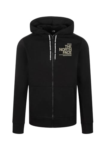 THE NORTH FACE NF0A88WQJK31 M New Blanca Peak Poly Cotton FZ HD Sweatshirt Herren TNF Black Größe XL von THE NORTH FACE